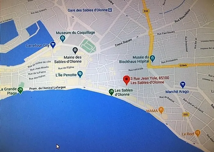 Avec Terrasse A 50m De La Des Sables-d'olonne - Fr-1-197-429 * 莱萨布勒-多洛讷